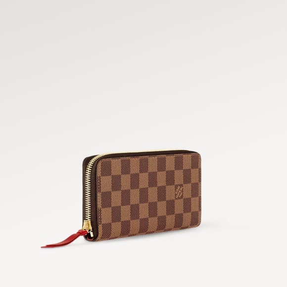 Louis Vuitton Clémence Wallet -
Damier Ebene with cherry interior - Picture 2 of 3